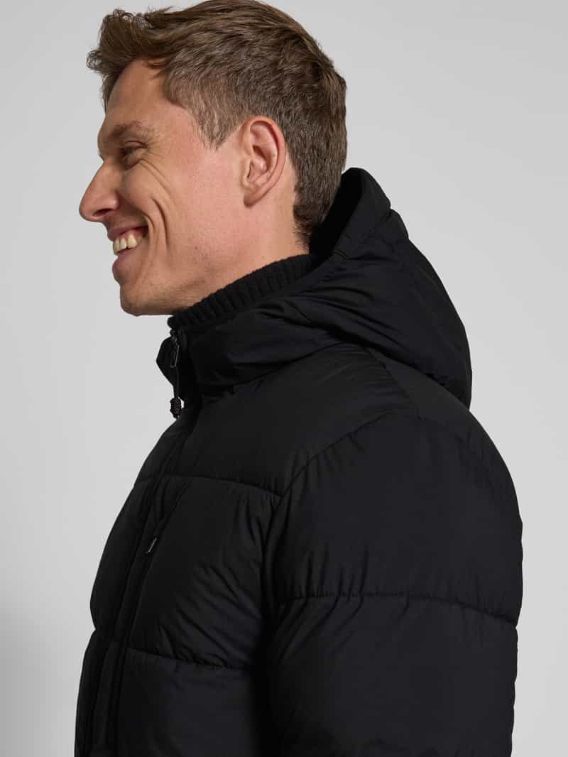 Tom Tailor Denim Gewatteerd regular fit jack met capuchon