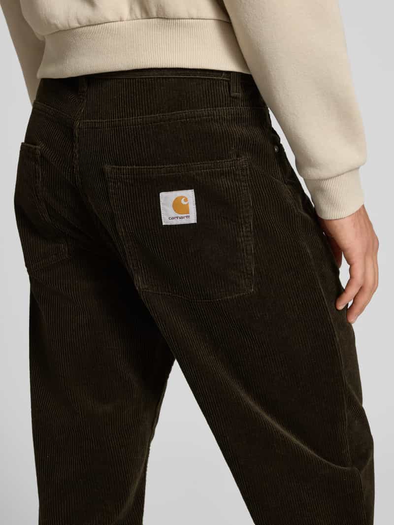 Carhartt Work In Progress Corduroy broek met steekzakken model 'NEWEL'