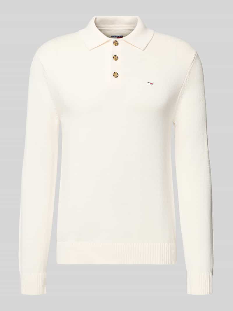 Tommy Jeans Slim fit gebreide pullover van puur katoen