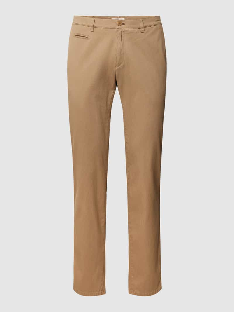 BRAX Slim fit chino met Franse steekzakken, model 'Fabio'