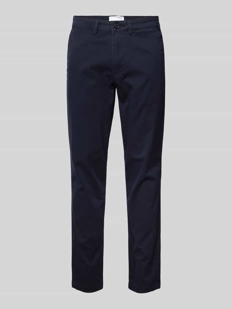 slim fit chino van katoenmix model 'MILES'