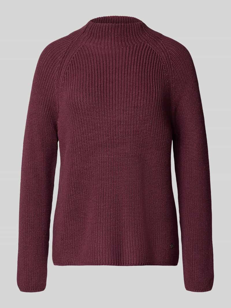 monari Gebreide pullover met opstaande kraag