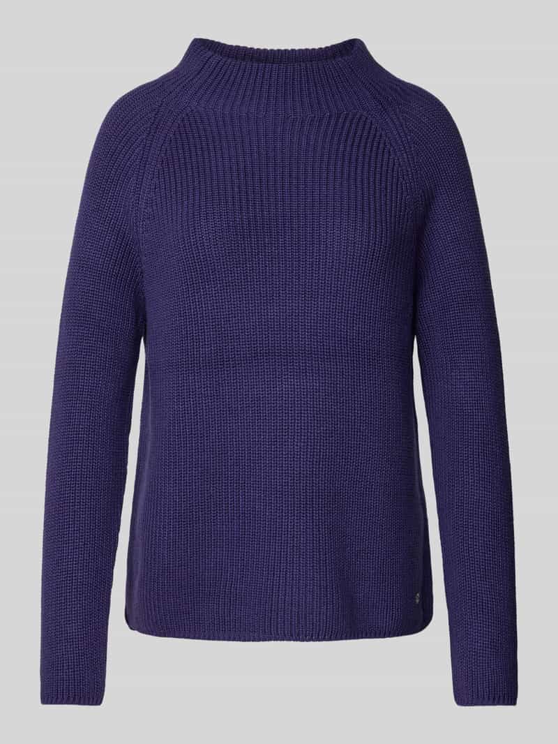 monari Gebreide pullover met labeldetail