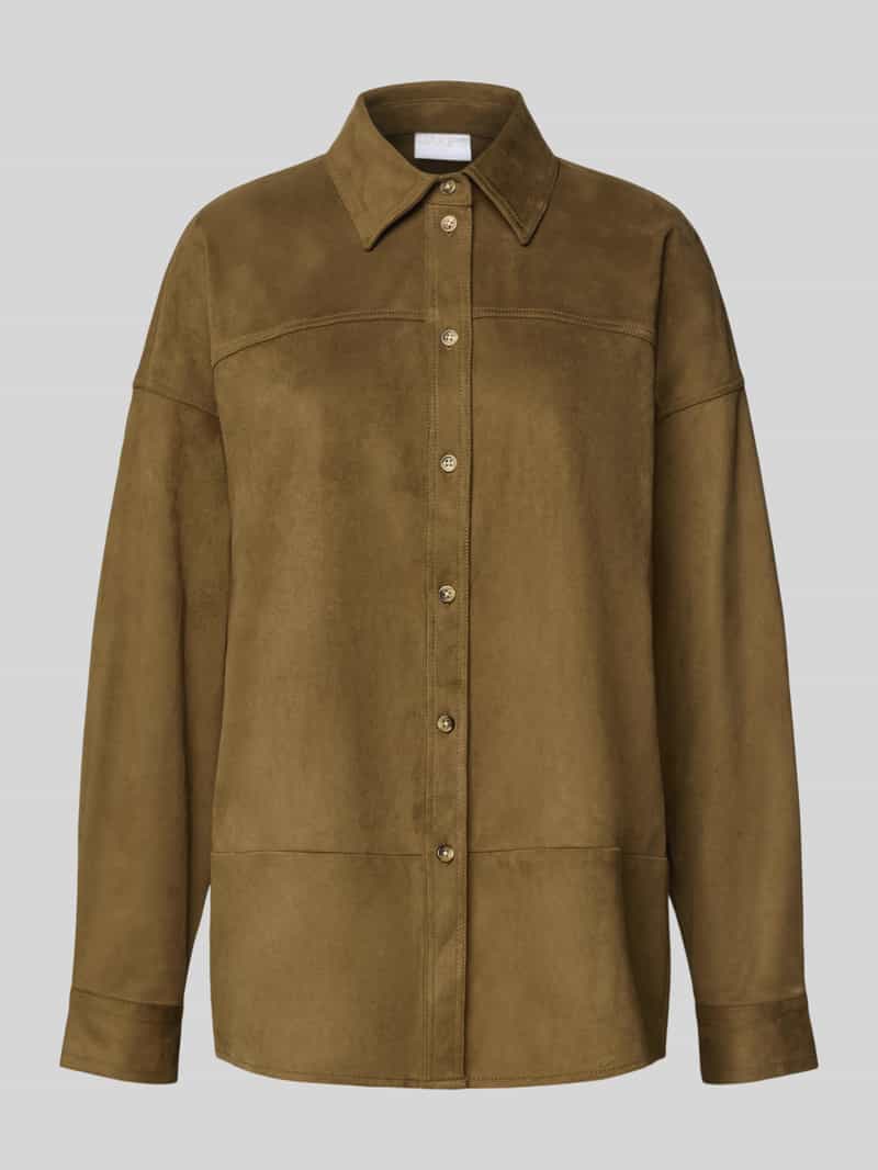 Overhemdblouse met knoopsluiting