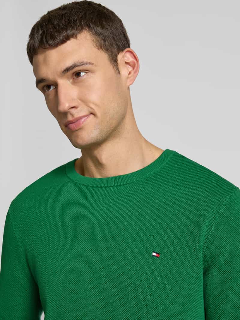 Tommy Hilfiger Gebreide pullover met logostitching