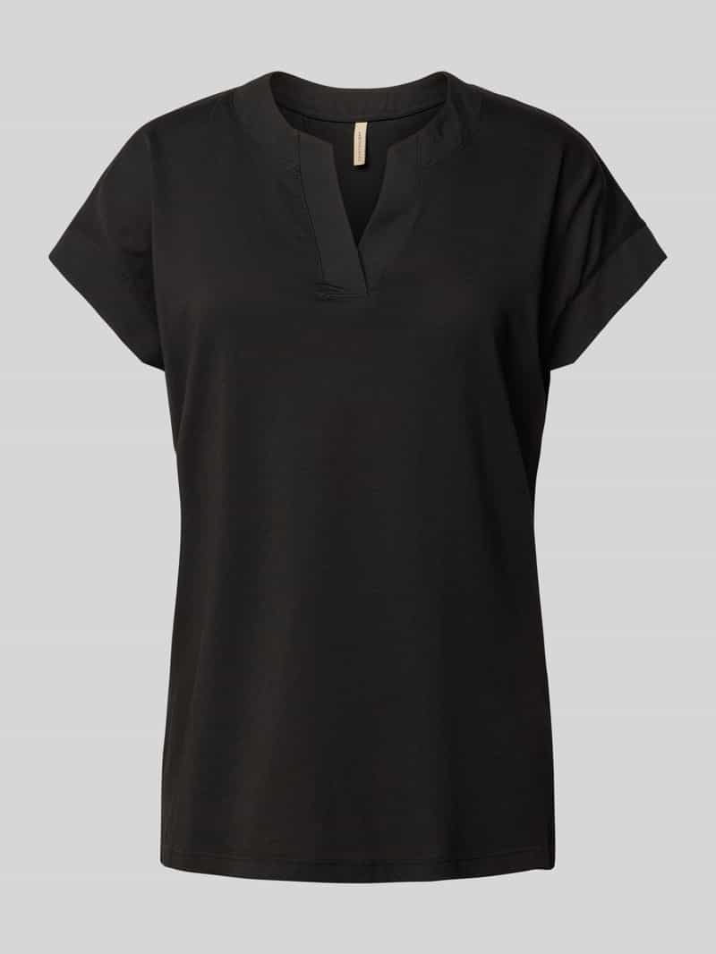 Soyaconcept T-shirt met V-hals model 'DERBY'