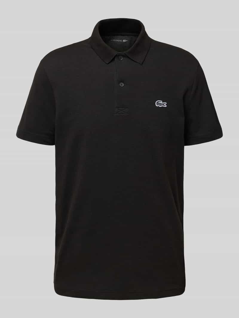 Lacoste Regular fit poloshirt met labelbadge