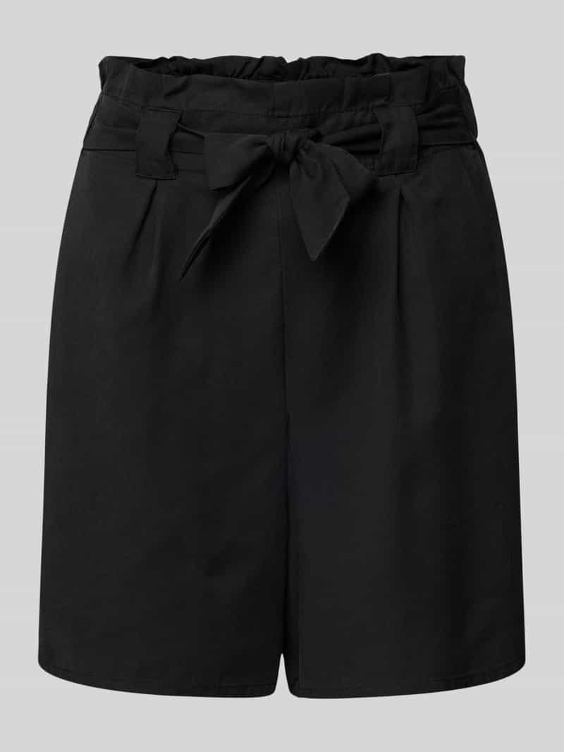 Tom Tailor Denim Regular fit korte broek met strikceintuur