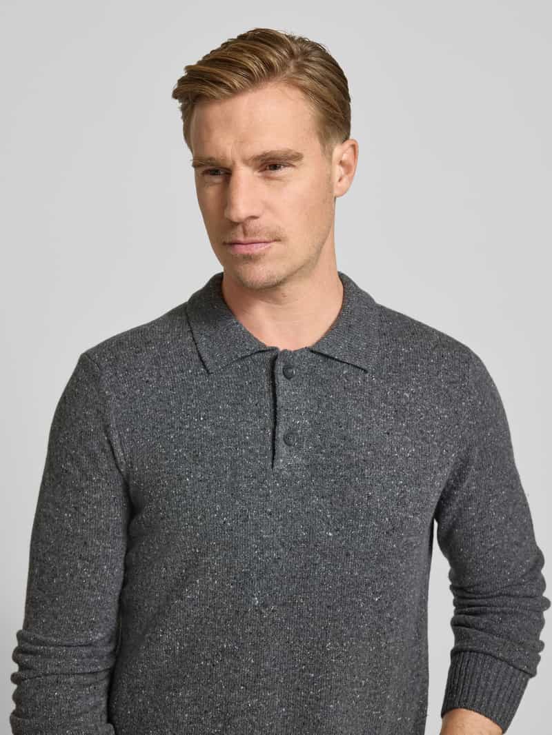 Marc O'Polo Regular fit gebreide pullover van wolmix