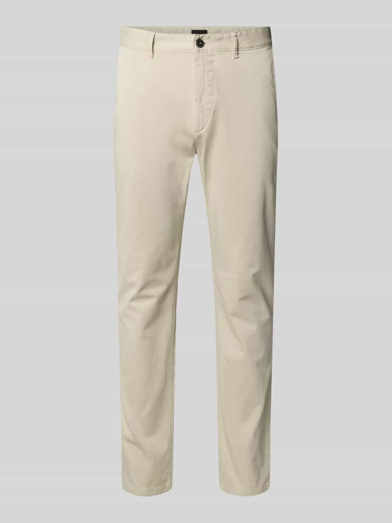 Boss Orange Slim fit chino van katoenmix