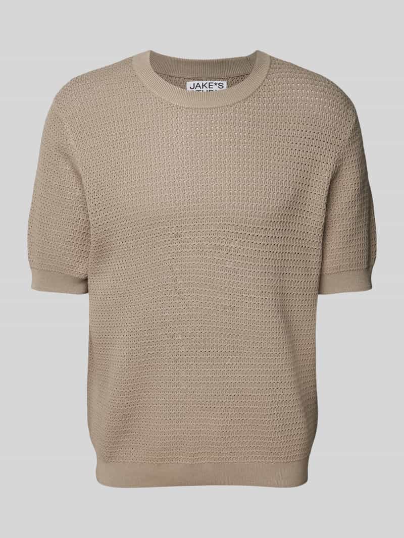 JAKE*S STUDIO MEN Gebreide pullover met ribboorden