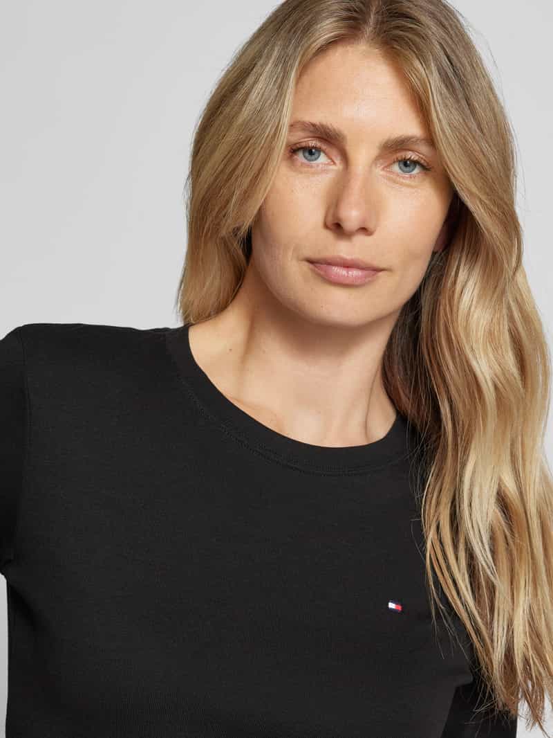 Tommy Hilfiger T-shirt met logostitching model 'NEW SLIM CODY'
