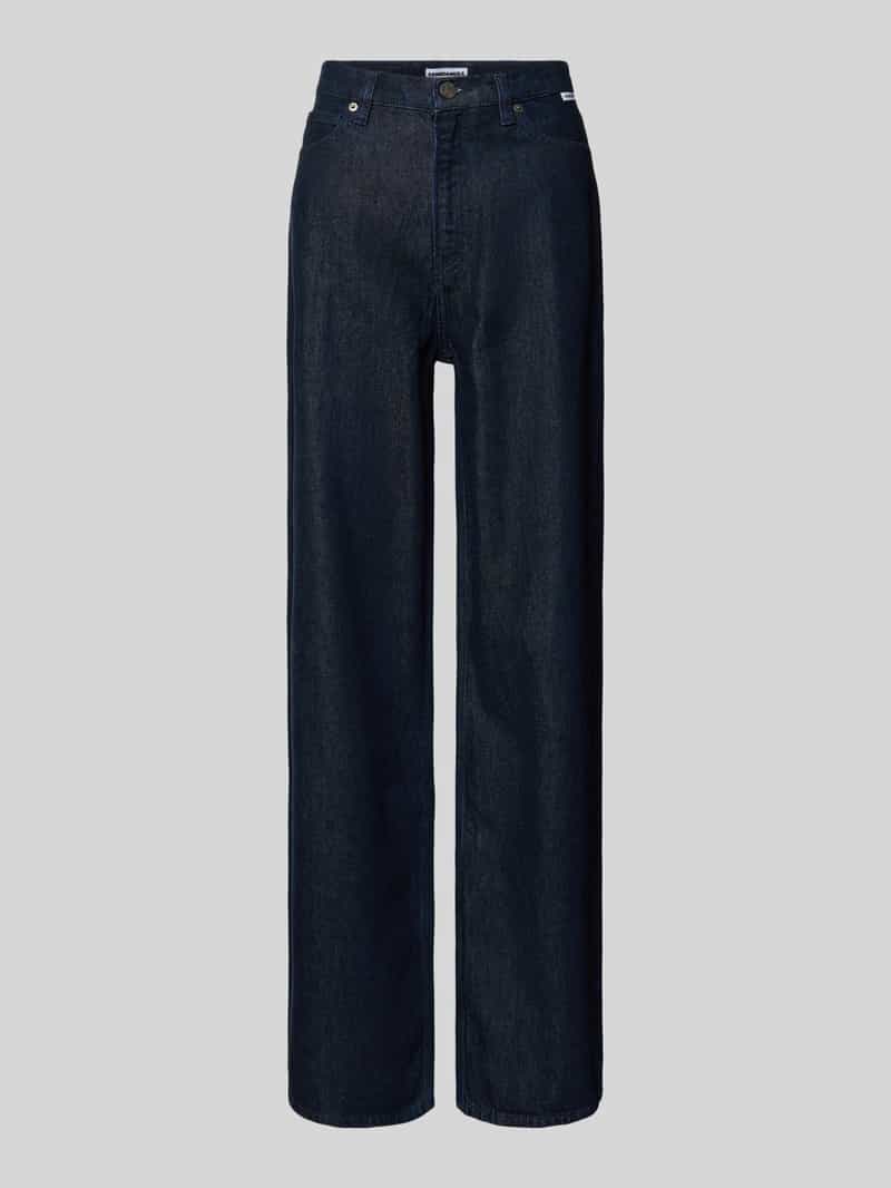 ARMEDANGELS Wide leg jeans van een mix van lyocell en katoen model 'ENIJAA'
