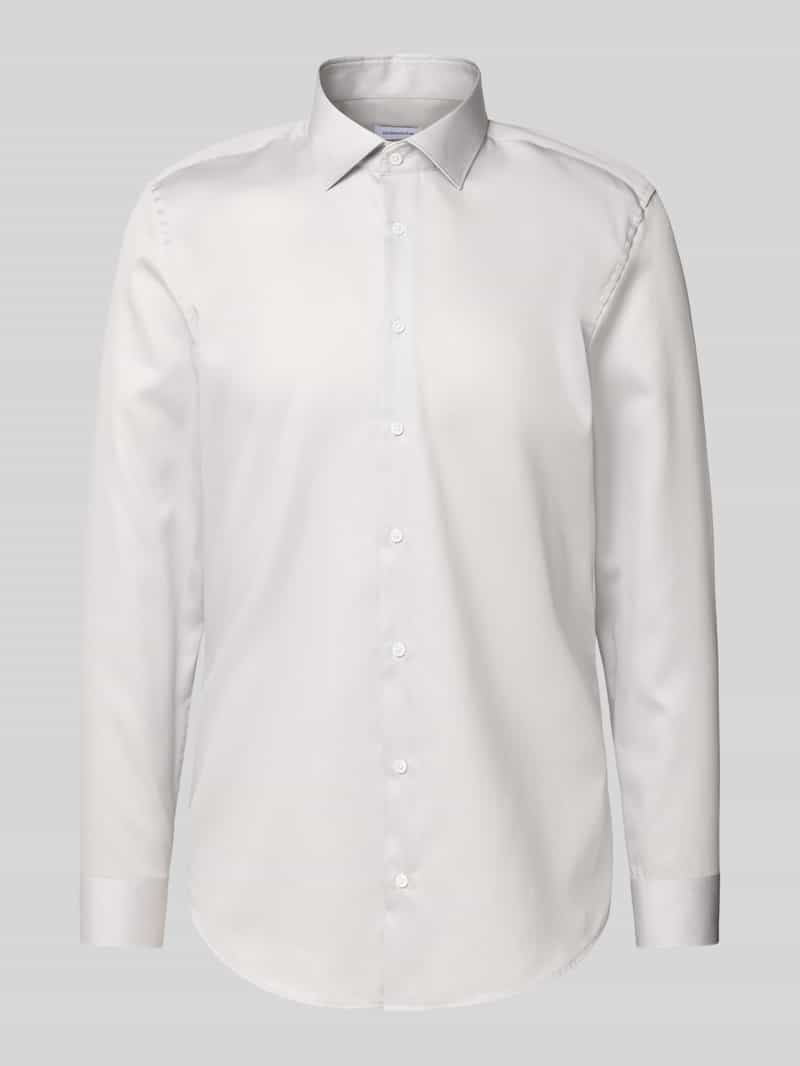 seidensticker Slim fit zakelijk overhemd met kentkraag model 'New Kent'