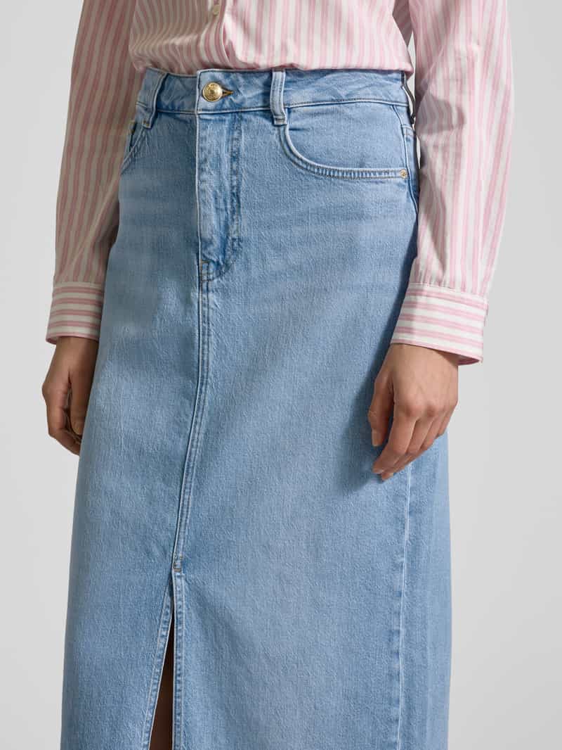 MOS MOSH Jeansrok met loopsplit model 'MELLA'