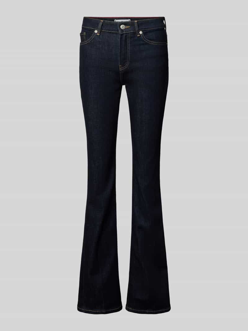 Tommy Hilfiger Relaxed fit bootcut jeans van katoenmix