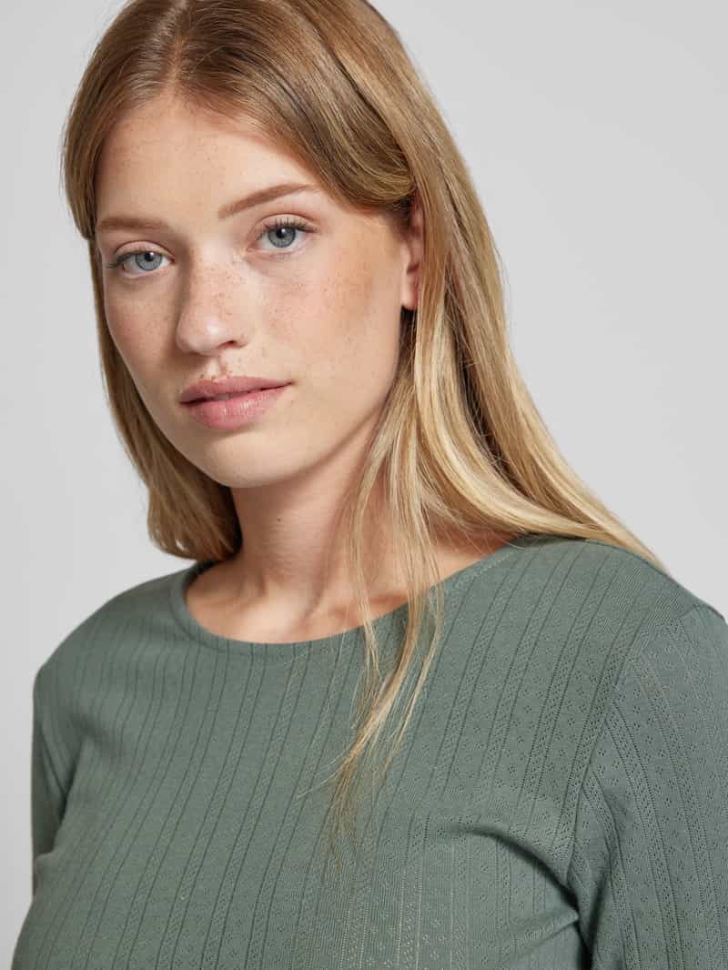 Only Shirt met lange mouwen en ronde hals model 'CARLOTTA'