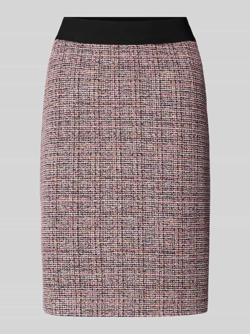 Christian Berg Woman Selection Knielange rok met structuurmotief