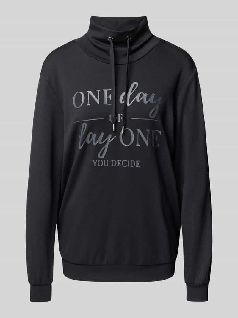 Soyaconcept Sweatshirt met opstaande kraag en tunnelkoord model 'BANU'