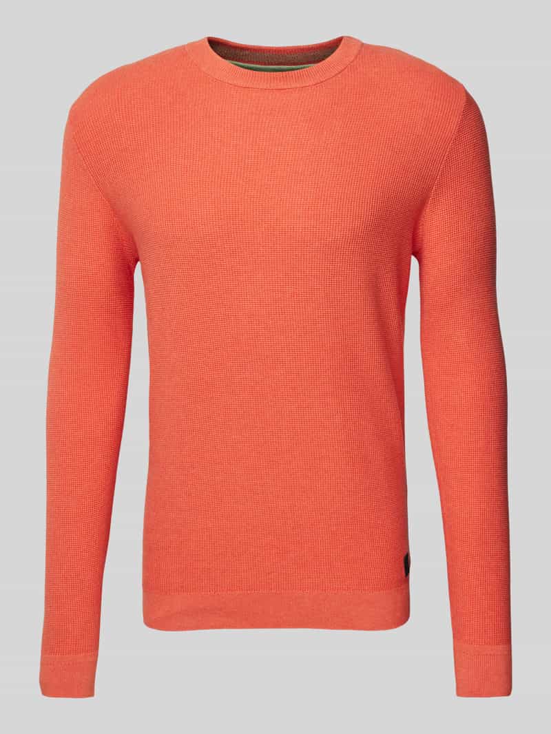 Tom Tailor Regular fit gebreide pullover van zuiver katoen