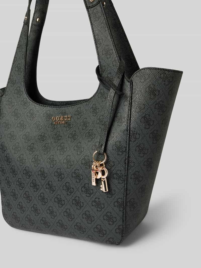 Guess 2-in-1-handtas met labelapplicatie model 'CALISTA'