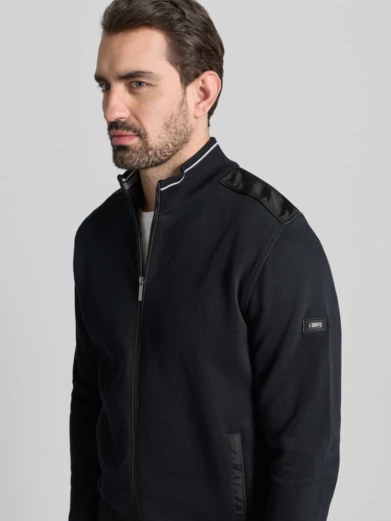 Bugatti Sweatjack met opstaande kraag