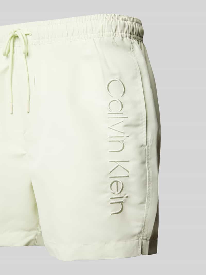 Calvin Klein Underwear Zwembroek met labelstitching