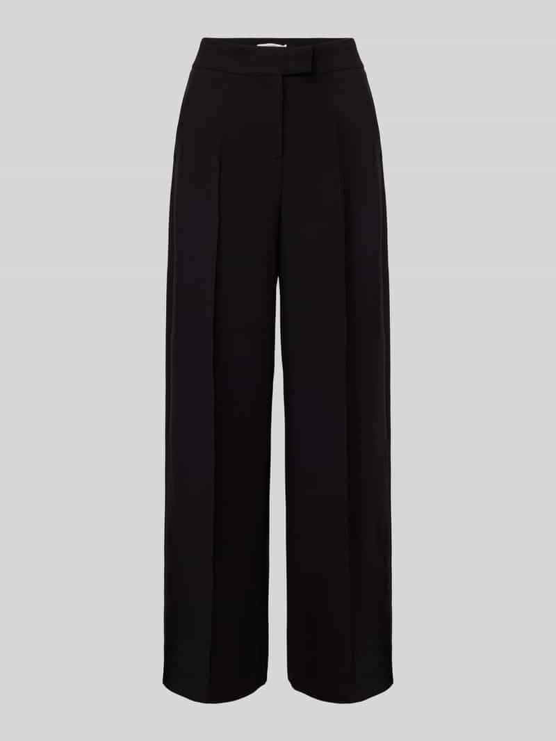 b.Young Stoffen broek met bandplooien model 'DENOA'