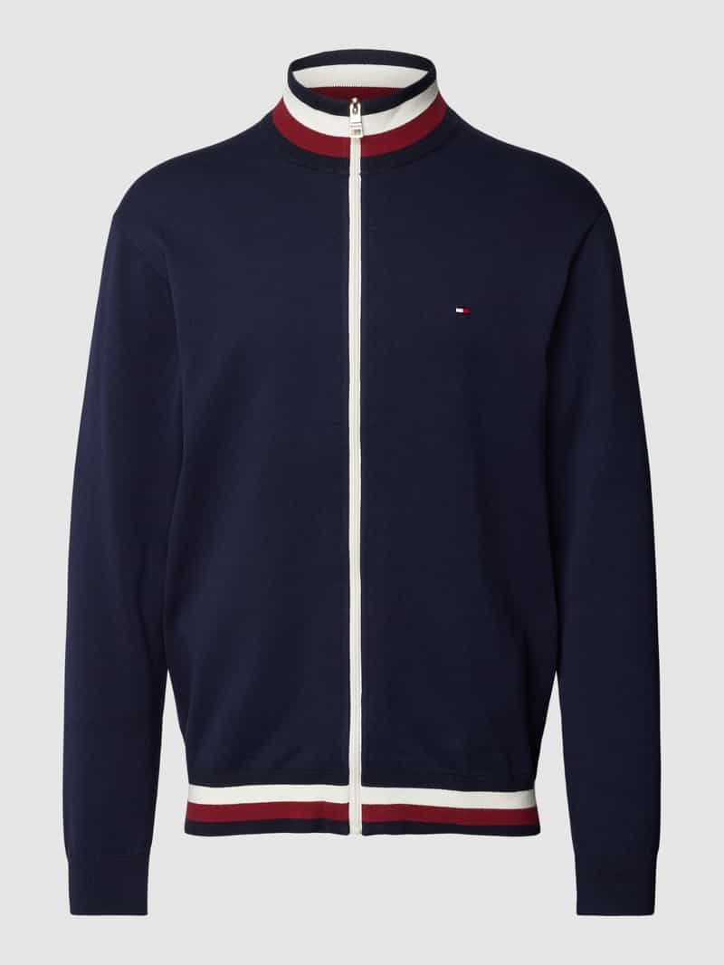 Tommy Hilfiger Gebreid jack met labeldetail