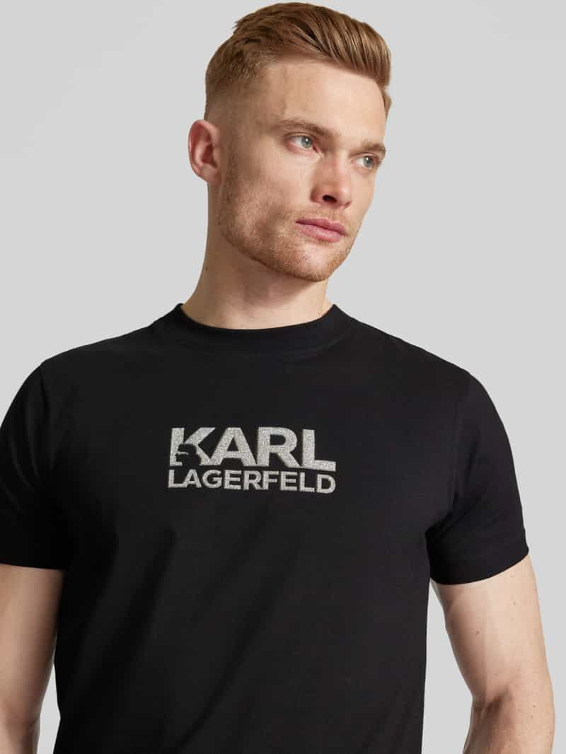 Karl Lagerfeld T-shirt met labelprint