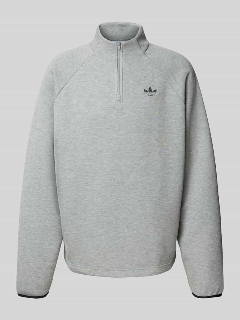 adidas Originals Sweatshirt met labelstitching en opstaande kraag