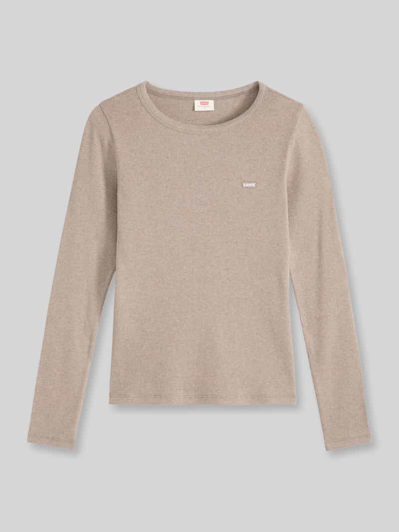 Levi's Shirt met lange mouwen met logodetail 'HAYES LS TEE'