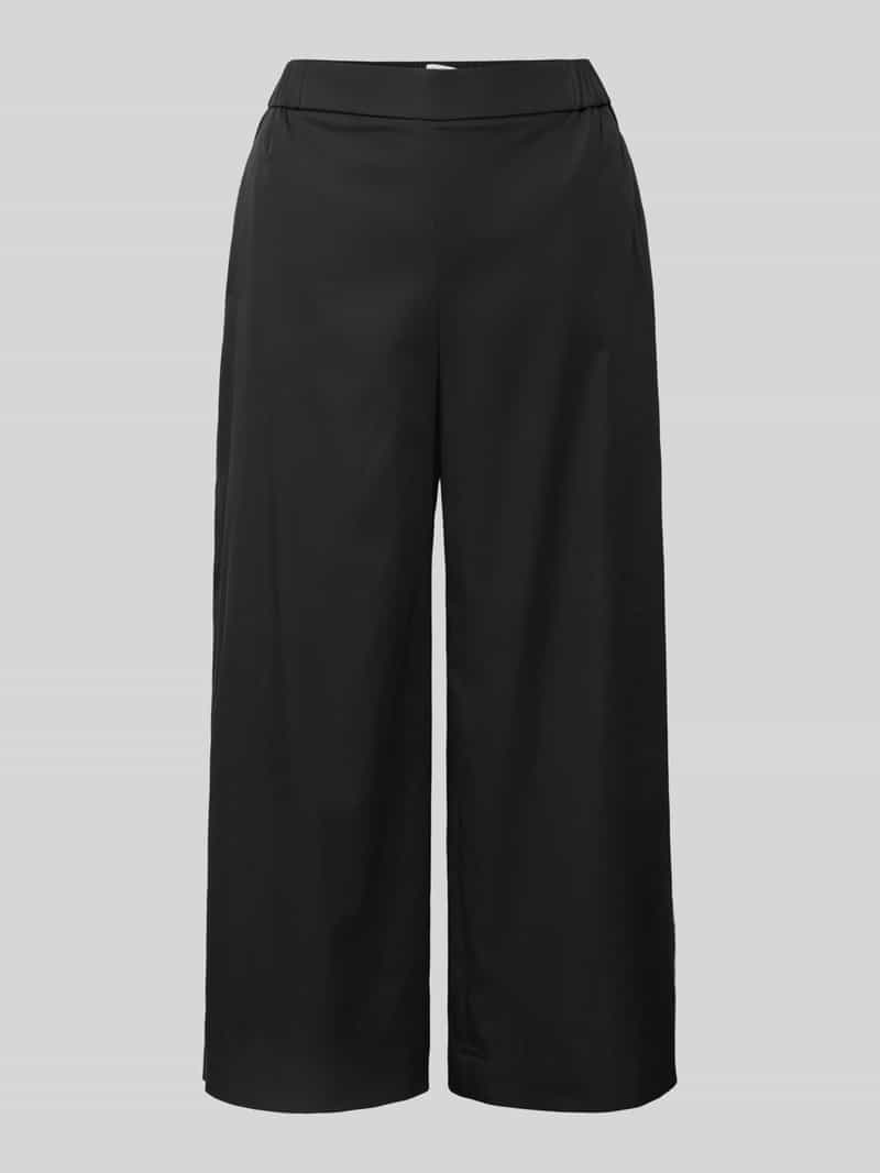 Wide leg comfort-culotte met elastische band model 'JOLIE'