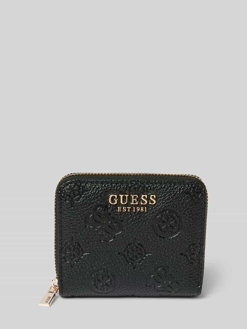 Guess Portemonnee met labelapplicatie model 'CRESIDA'