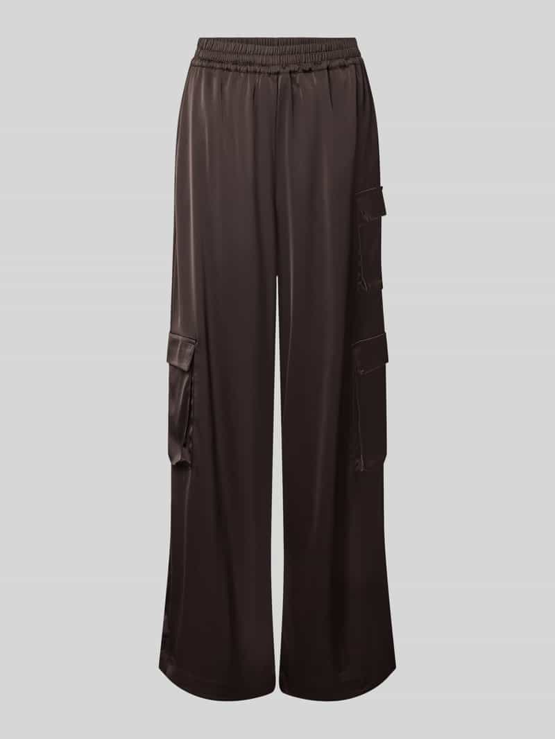 Loose fit stoffen broek met elastische band model 'darzi'