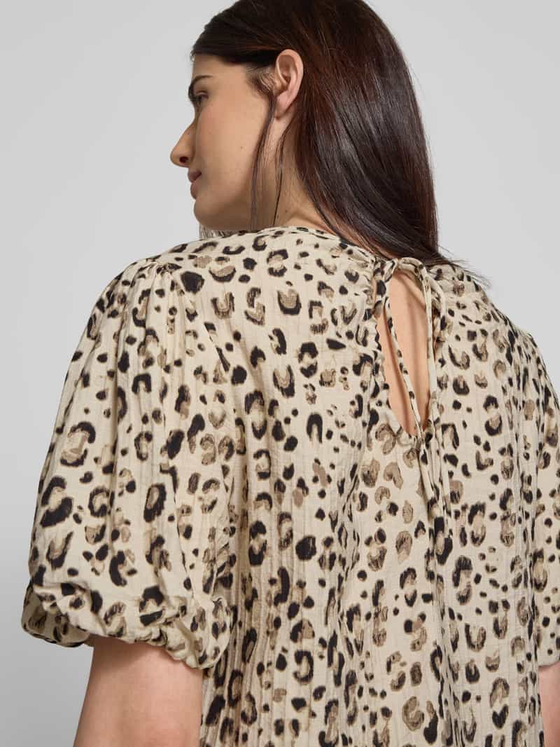 MSCH Copenhagen Regular fit blouseshirt met structuurmotief model 'Alyona Vlora'