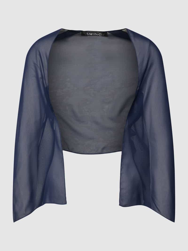 SWING Bolero met opengewerkte voorkant