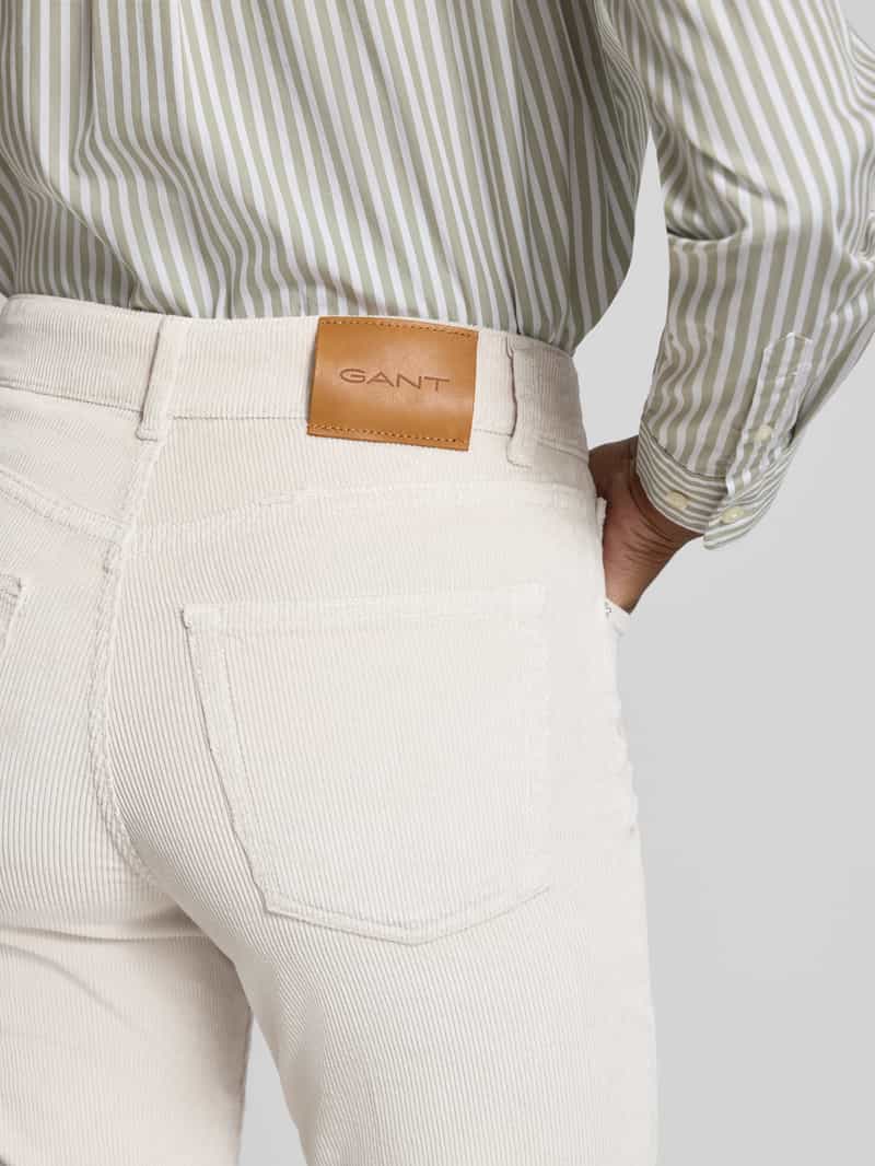 Gant Flared fit corduroy broek in 5-pocketmodel model 'Cordur'