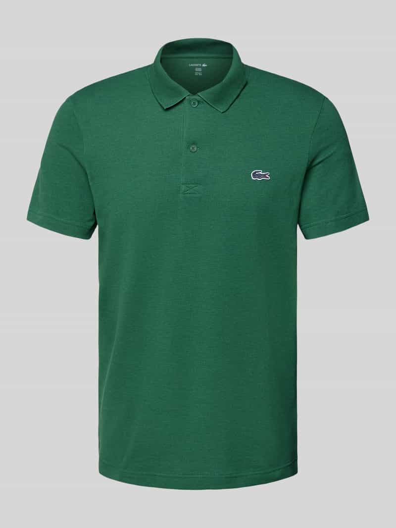 Lacoste Regular fit poloshirt met labelbadge