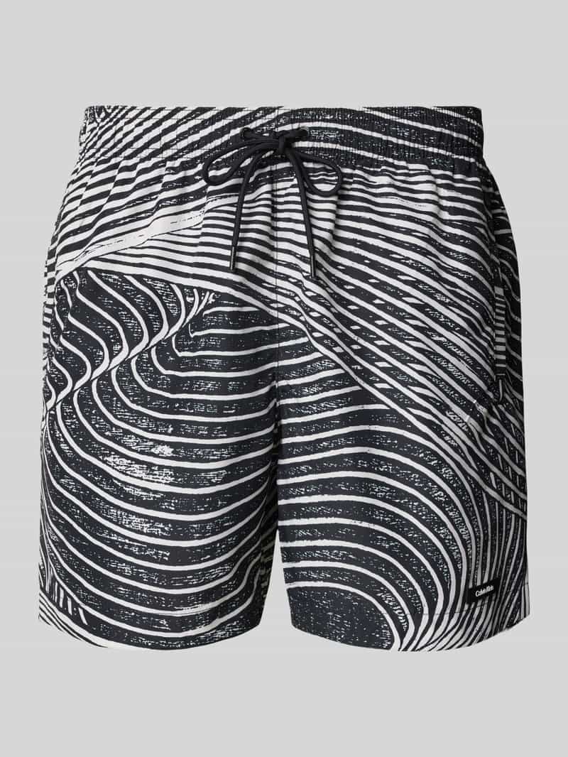 Calvin Klein Underwear Zwembroek met labelpatch