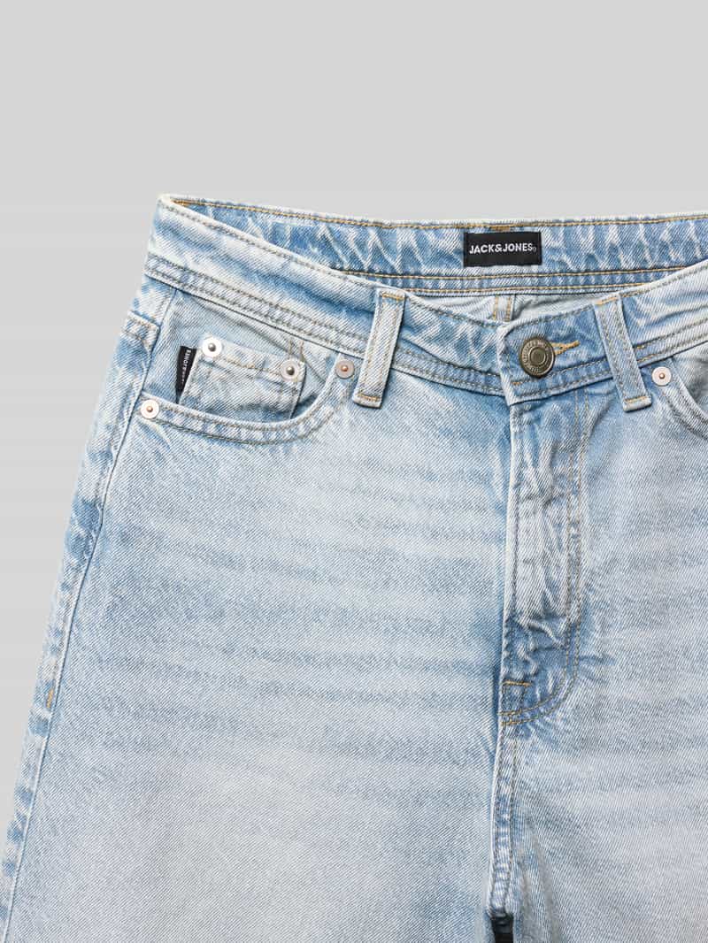 jack & jones Extra baggy fit korte jeans in 5-pocketmodel model 'RON'