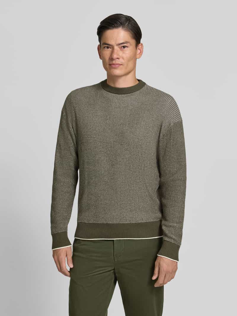 HECHTER PARIS regular fit trui van puur katoen