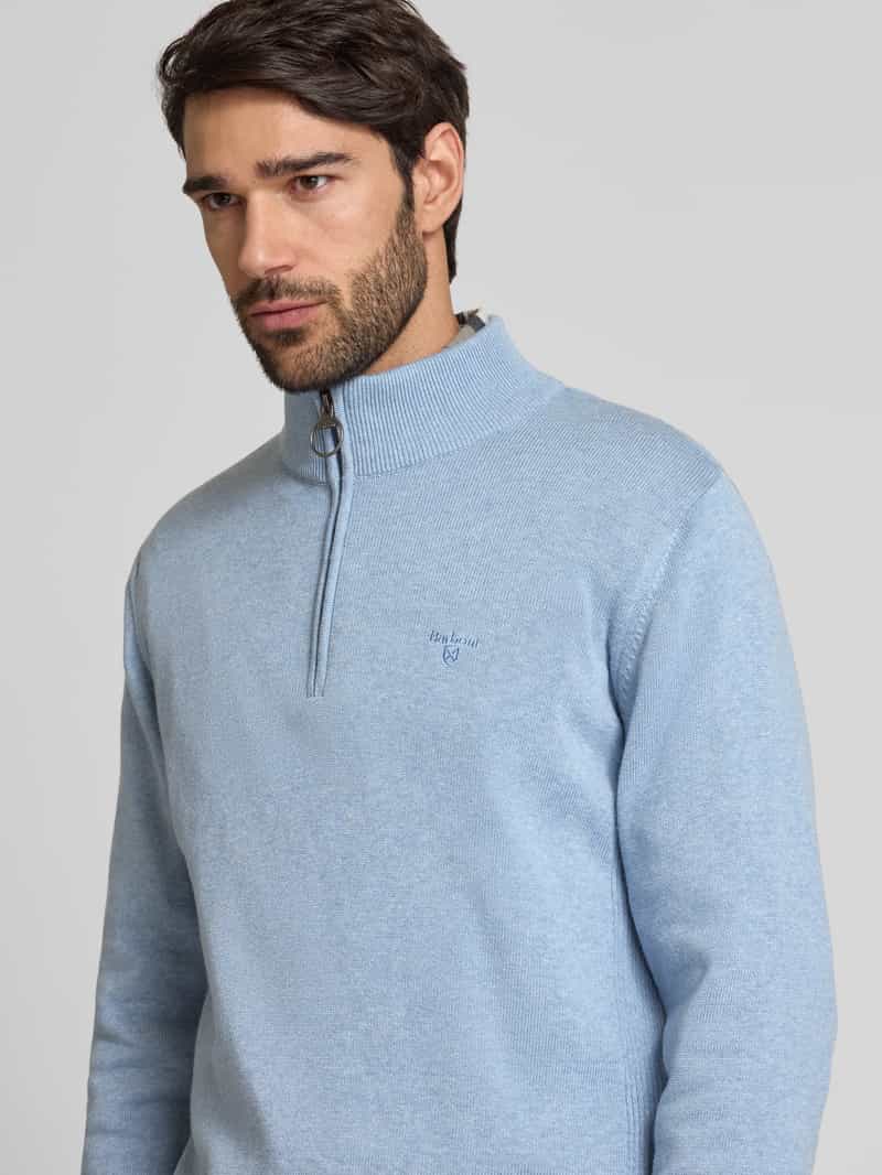 Barbour Gebreide pullover met ribboorden