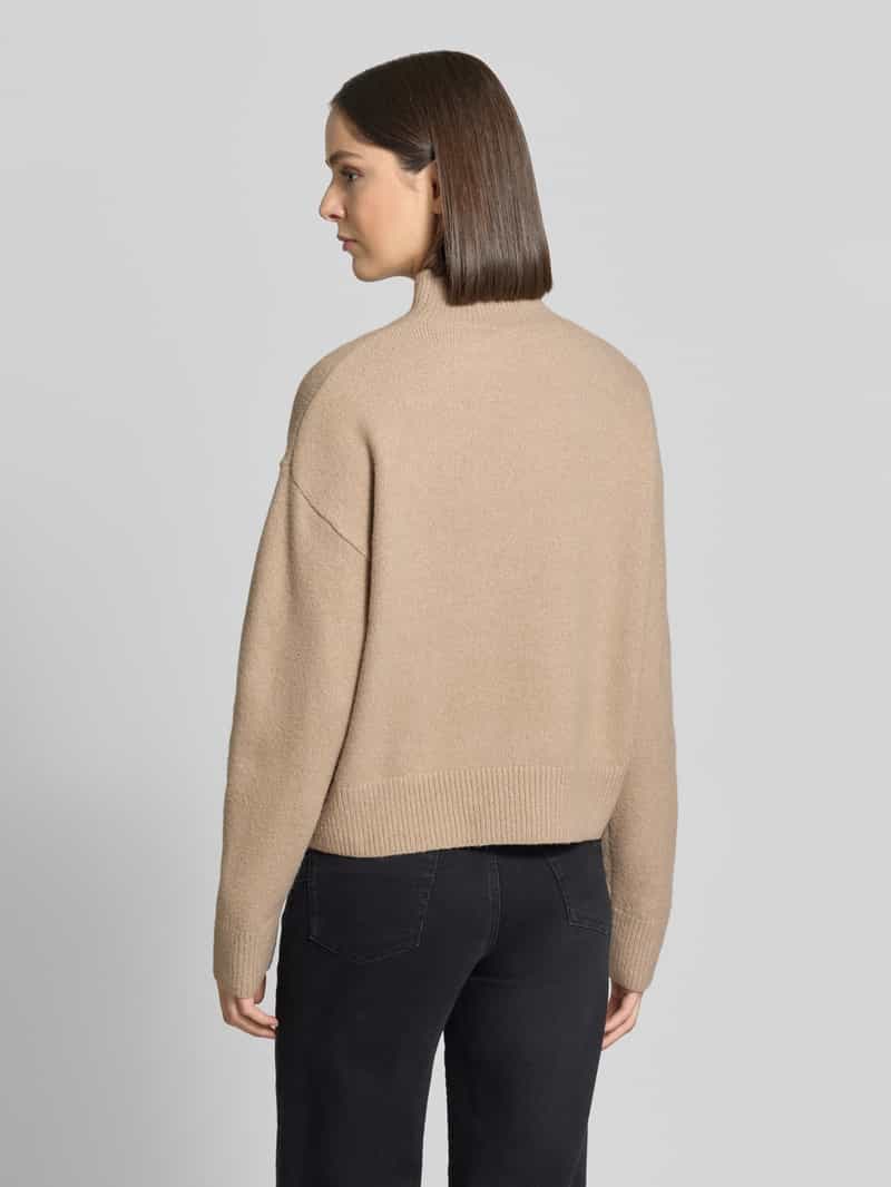 NEO NOIR Col-pullover met wol en ronde hals