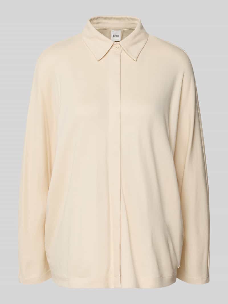 BRAX Overhemdblouse met blinde knoopsluiting model 'CELIA'