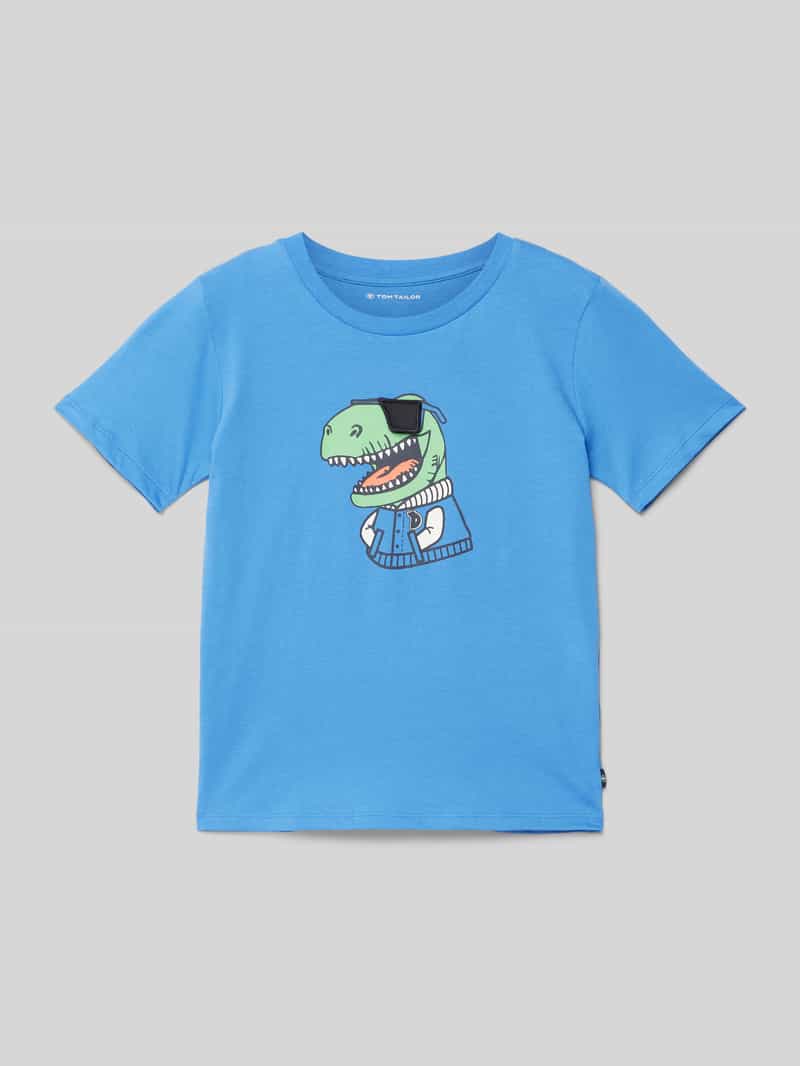 Tom Tailor Regular fit T-shirt met interactieve garnering