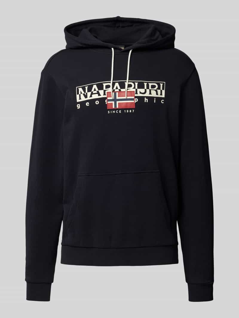 Napapijri Hoodie met labelprint model 'AYLMER'