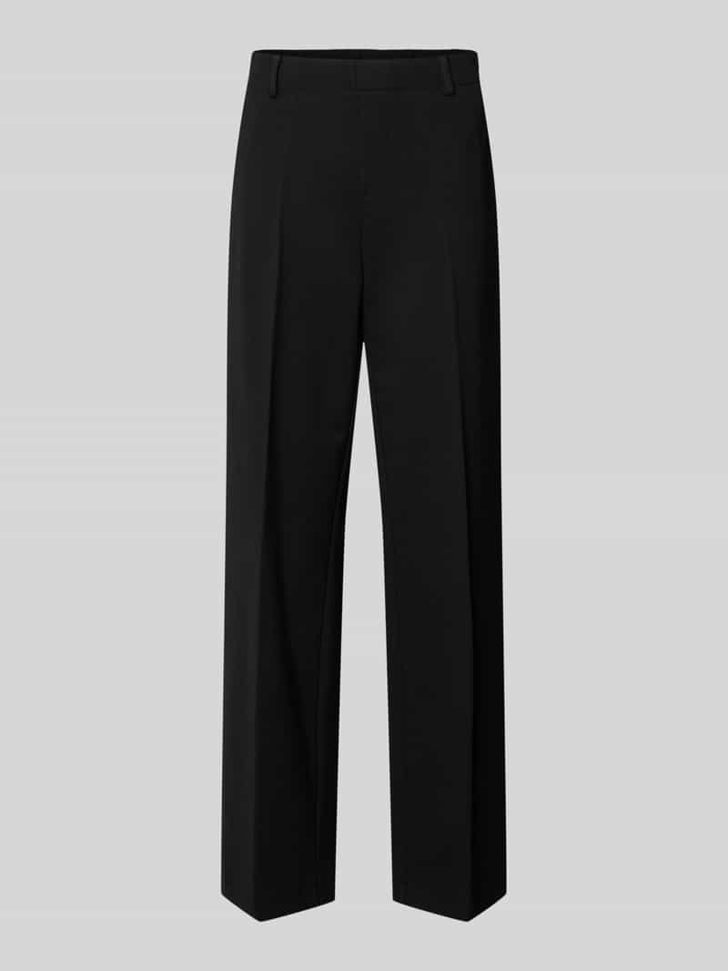 wide leg broek met riemlussen model 'Fenja'
