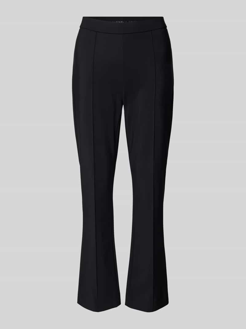 RAFFAELLO ROSSI Flared stoffen broek met verkort model 'MACY'