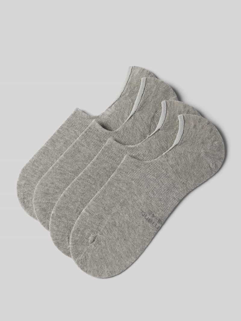 CAMANO Kousenvoetjes in effen design in een set van 2 paar